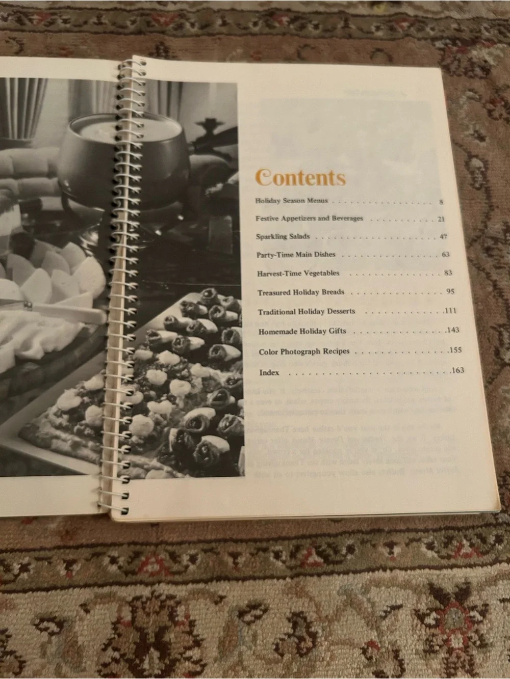 Vintage RARE - Holiday Season Cookbook - Classic Home Holiday Recipes